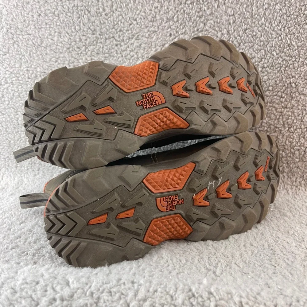 The North Face Thermoball‎ Versa Mens 11.5 Waterproof Leather Brown Hiking Boots